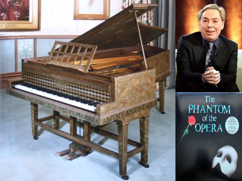 Blu?thner London shop in the 1980s